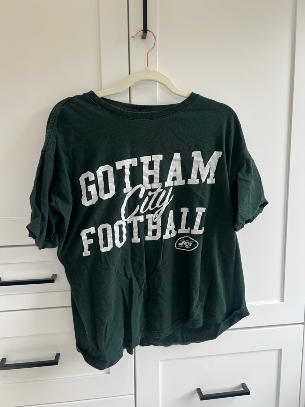 Gotham City Football Short Sleeve Tee - Dark Green